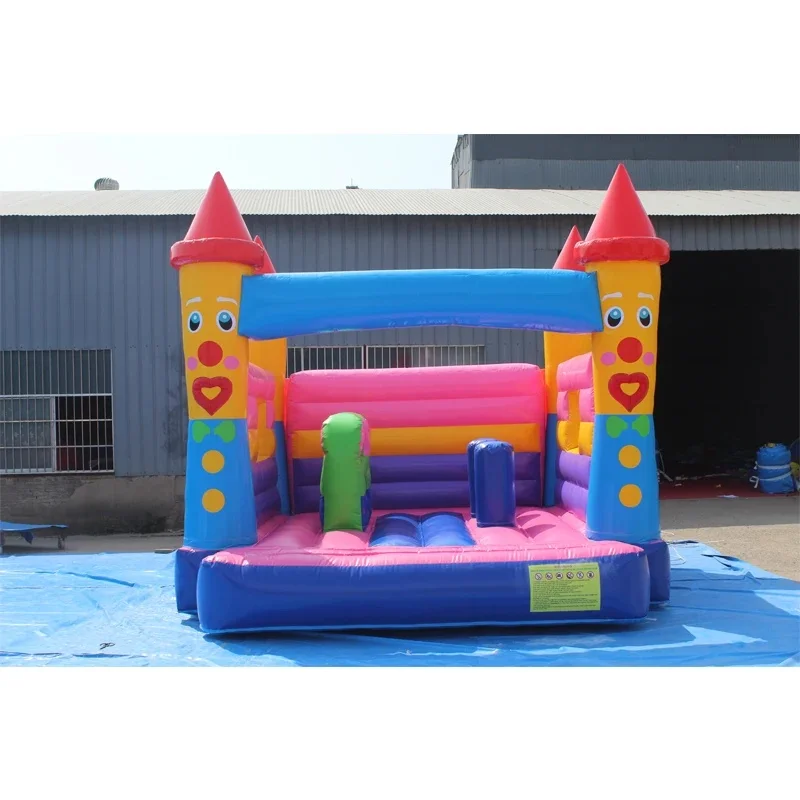 Clown-themed Inflatable Trampolines Are Fun, Distinctive, Durable, and Easy to Maintain, Making Them Suitable for Rental.