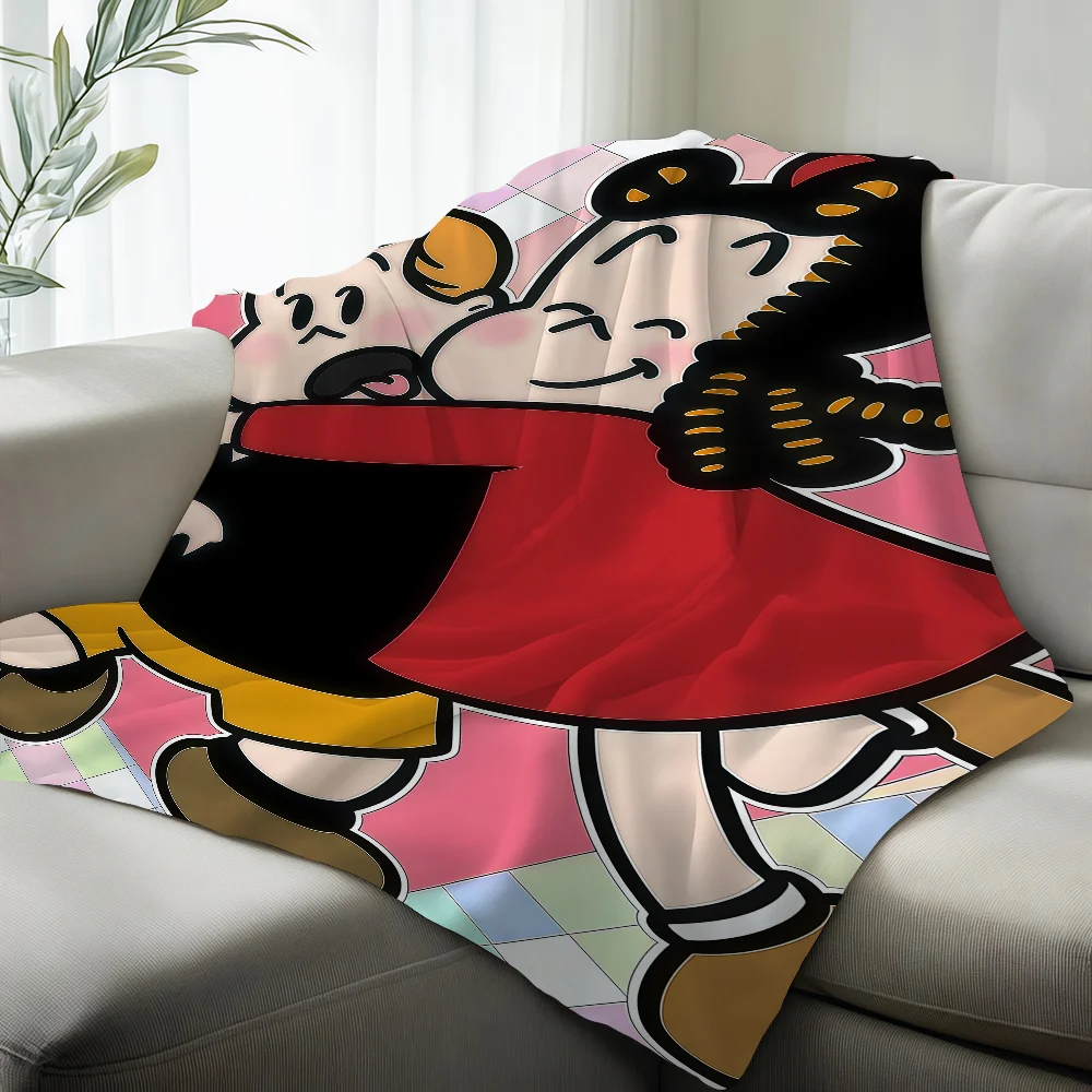 Cute Little Girl L-lulu Blanket Suitable For Sofas Beds Offices Cars Outdoor Travel An Ideal Gift For Friends Family