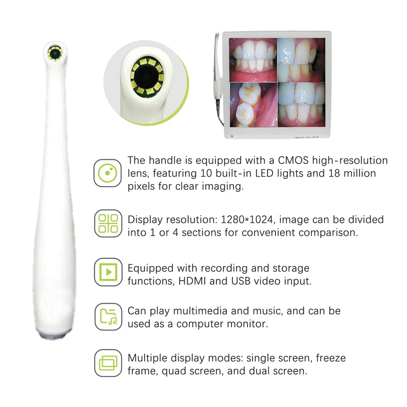 All-in-One Dental Endoscope Class 18 Million Ultra-HD Multifunctional Computer Oral Observation Device