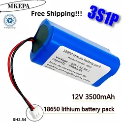 12V 3A 18650 lithium battery pack 3S1P 3500mAh.built-in BMSBluetooth speaker、flashlight、GPS、fascia gun rechargeable battery.