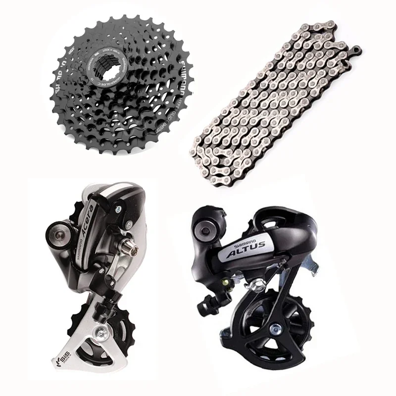 AliExpress Shimano Altus RD-M310 8 Speed Groupset HG31-8 Cassette 8V 32T 34T X8PL Chain M310 Derailleur MTB Mountain