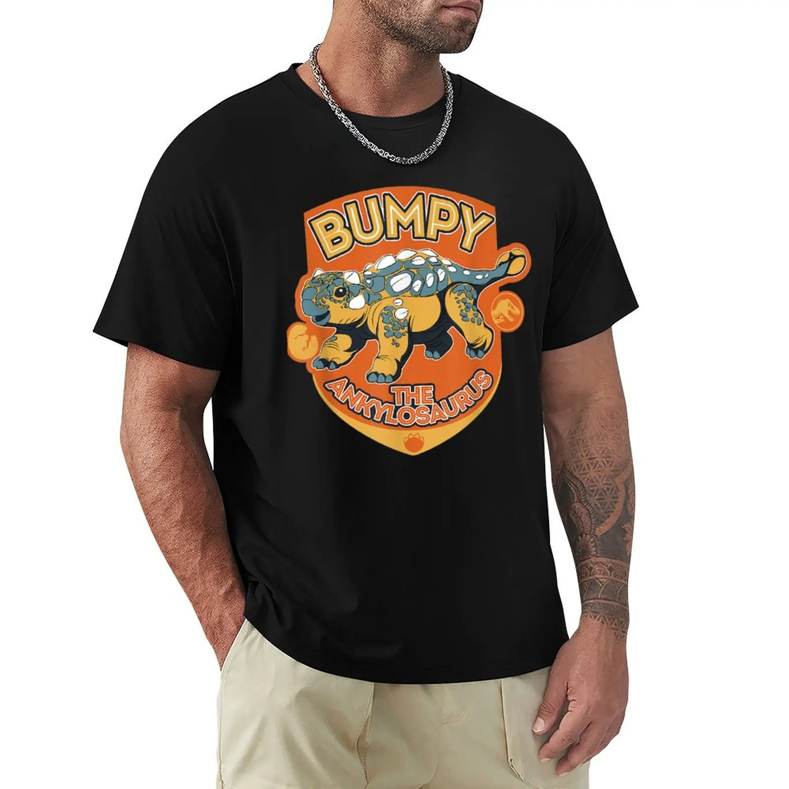 Bumpy The Ankylosaurus T-Shirt Functional Casual Short Sleeve Tee
