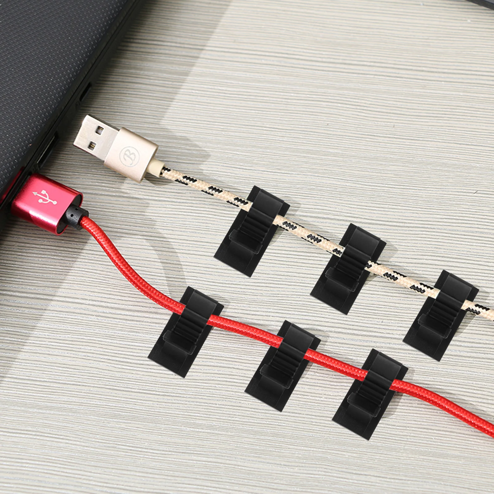 50-teiliges Rohrschellen-Schlauchhalterungs-Suite, bruchfreier Draht, Gartenhalter, Kunststoffklemmen, Anschluss-Sortiment