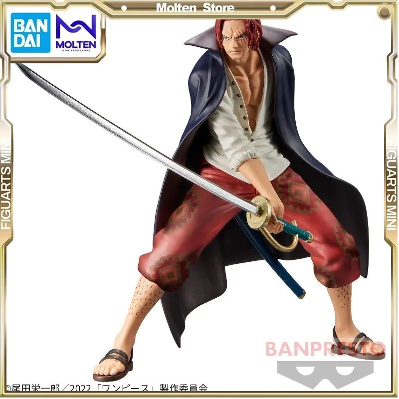 

DXF Shanks ONE PIECE Моделирование красных волос Фигурка Приз Подарок на день рождения мальчика Настольный орнамент Фигурка Модель игрушки