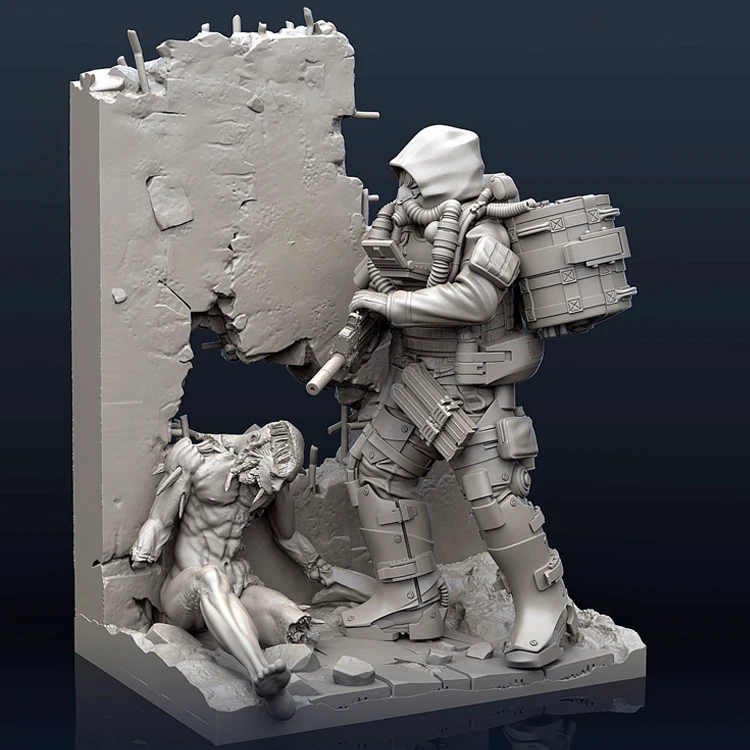 1/35 Resin Model figure GK, Nest Destroyer Engineer, Mechanical theme, Unassembled and unpainted kit