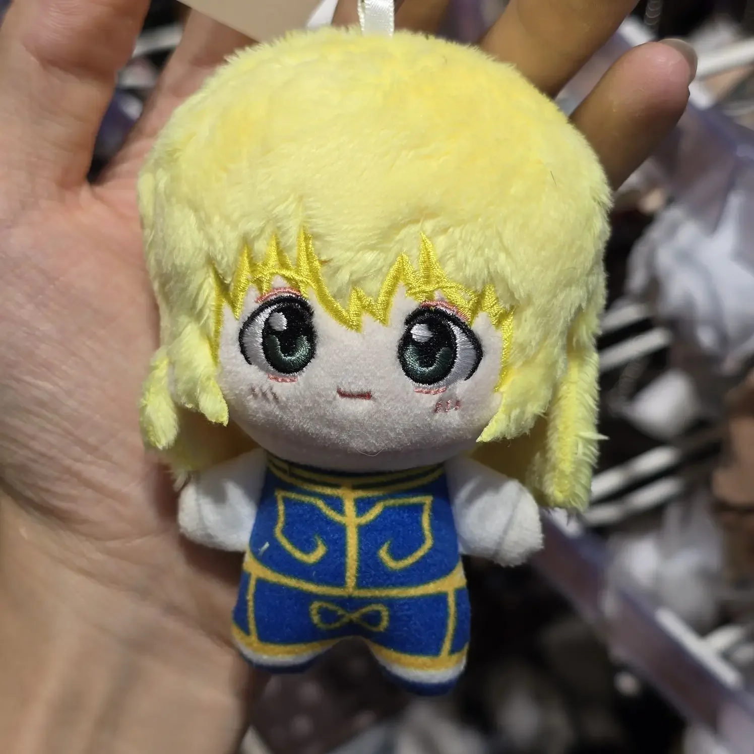 HUNTER×HUNTER Stuffed Doll Soft Fluffy 10cm Cotton Plush Irumi Zorudikku Hisoka Killua Zoldyck Anime Plushie Backpack Pendant view 2