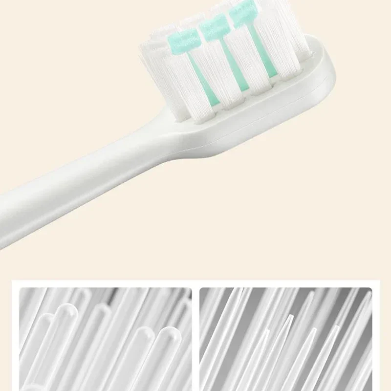 Original XIAOMI MIJIA T200 T200C Sonic Electric Toothbrush Head Accessories 3PCS DuPont Brush Head Spare Parts Pack Oral Hygiene