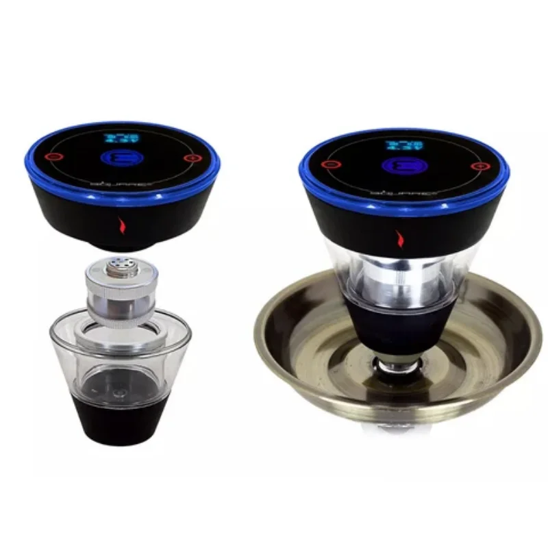 

Electric Hookah Кальян Bowl Set Rechargeable Dry Burning Shisha E-Head Cigarette Holder Tobacco Bowls for Smoking Accessories