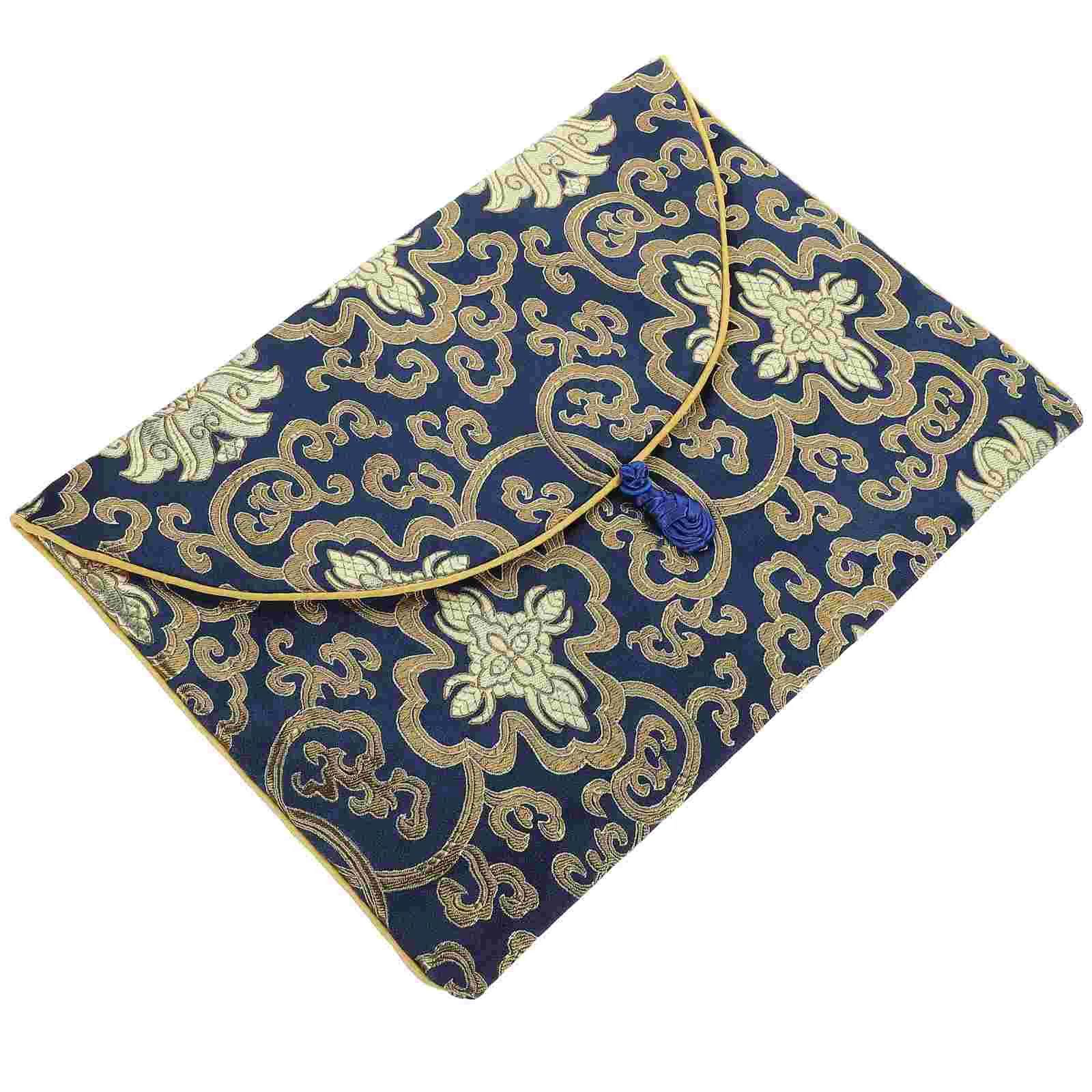 

Scripture Storage Bag Gift Wrapping Pouch Jewelry Sundries Containers Chinese Style Cloth Travel Office Scriptures Pouches Bags