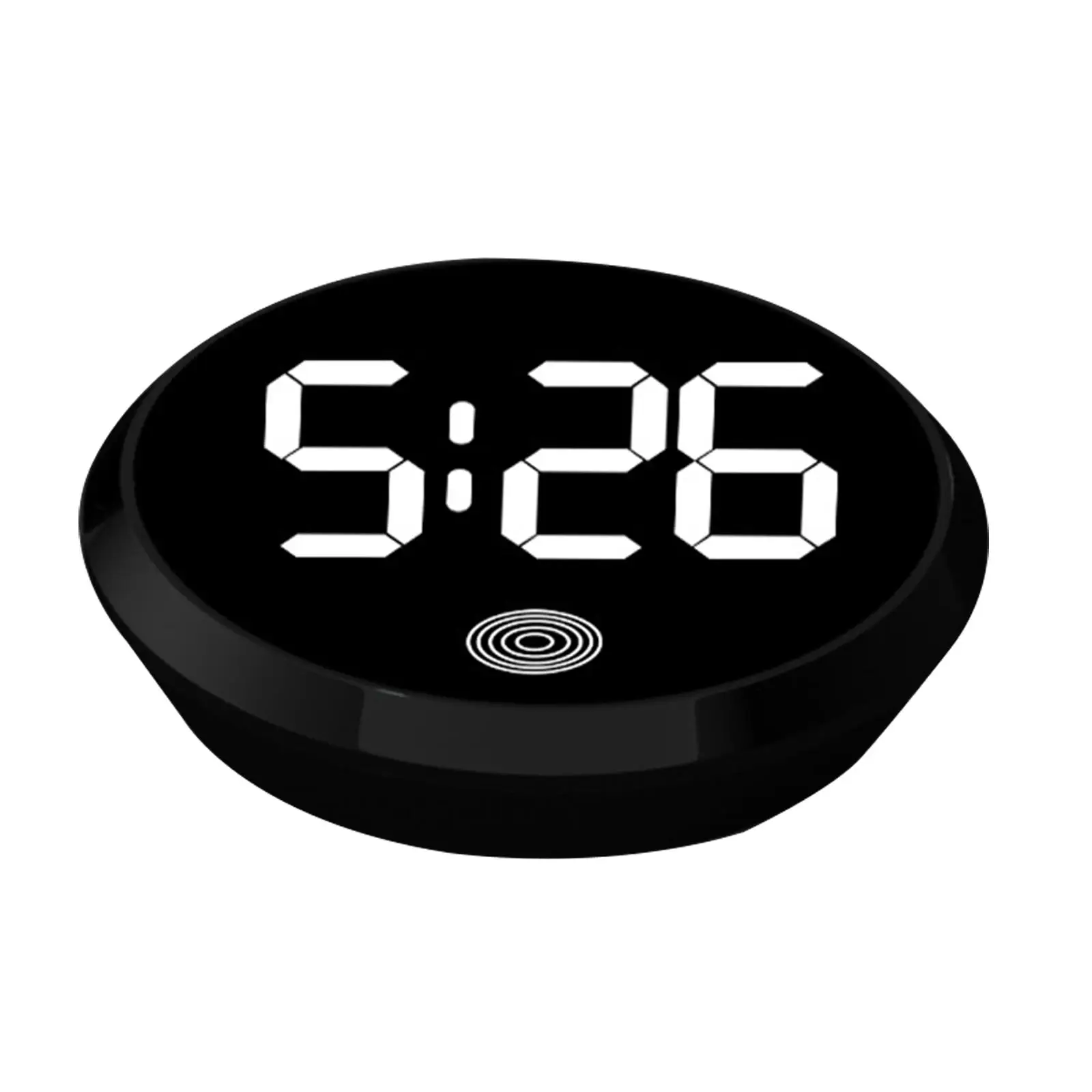 Generic Car Dashboard Clock Thoughtful Gift Round Reliable Compact Vehicle Electronic Clock Auto Interior for Trip Truck