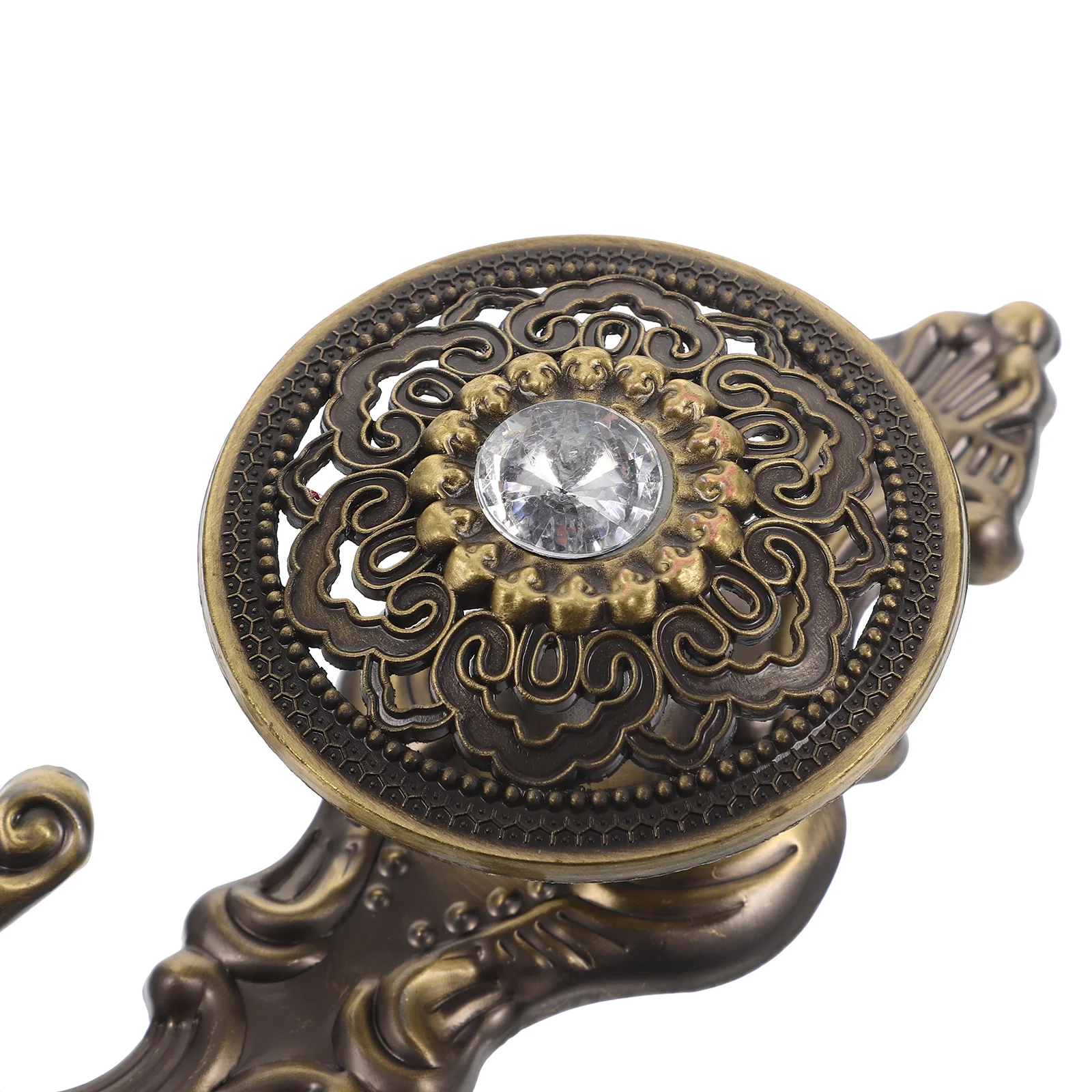 2 قطعة مجموعة خطافات حجر الراين خمر الستار الزخرفية السنانير متعددة الوظائف سبيكة Pothooks للمنزل الحمام دش منشفة قبعة