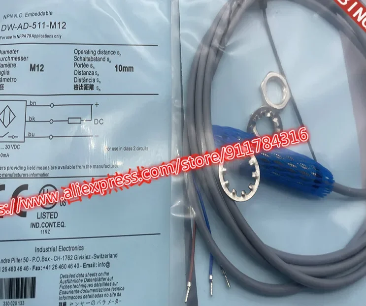 

3pcs High quality Proximity switch DW-AS-501-M12 DW-AS-502-M12 DW-AS-503-M12 DW-AD-504-M12-120