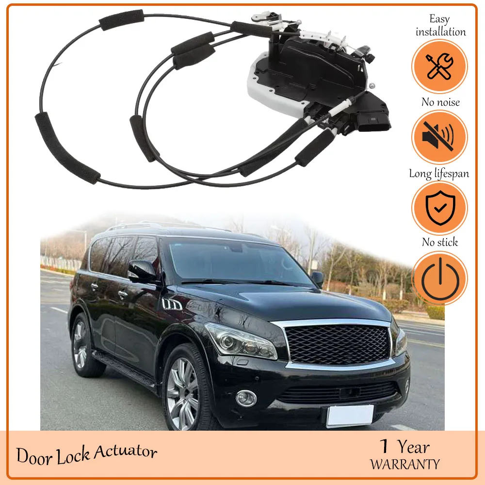 Front Left Driver Side 6-Pin Door Latch Lock Actuator for QX56 2011-2013, QX80 2014-2019, oem 805011LA0A,80501-1LA0A