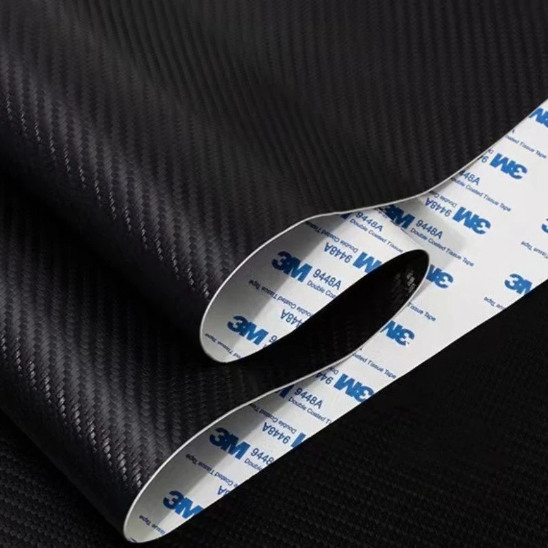 3M Adhesive Carbon Fiber Self-adhesive Leather Sticker Waterproof Thicken 0.8mm for DIY Car Interior Refurbishment Stickers