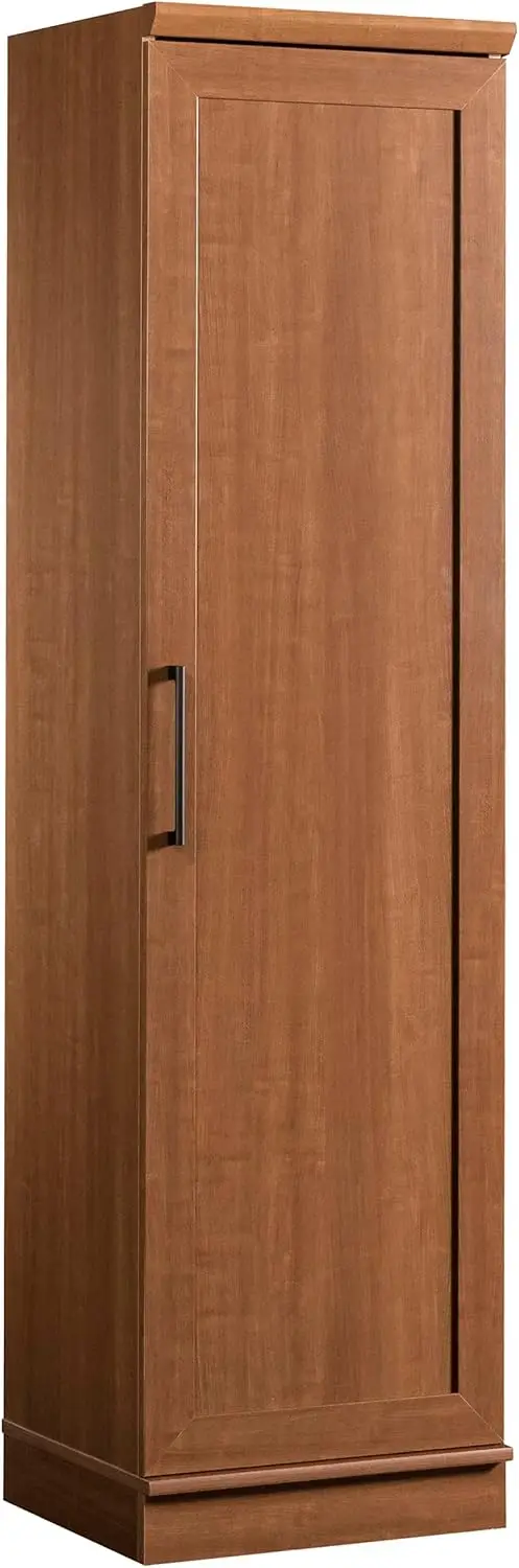 Wardrobes Kitchen Pantry Storage Cabinet Slim Single Door with Adjustable Shelves Laundry Bathroom Storage Cabinet in Sienna Oak