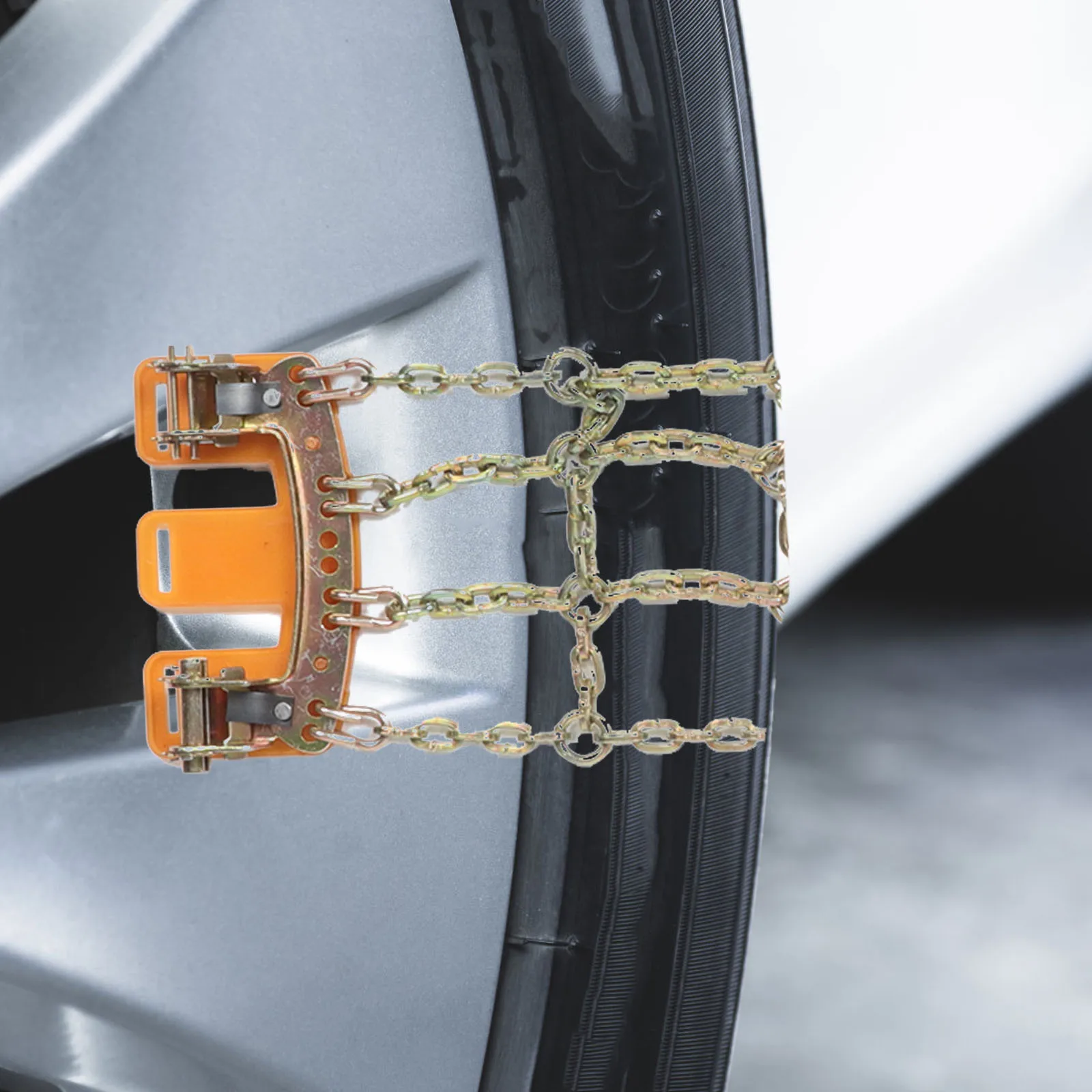 

Car Tire Chains Universal Snow Chain Anti Skid Durable Manganese Steel Emergency Traction Chains for Suv Pickup Trucks Snow Mud