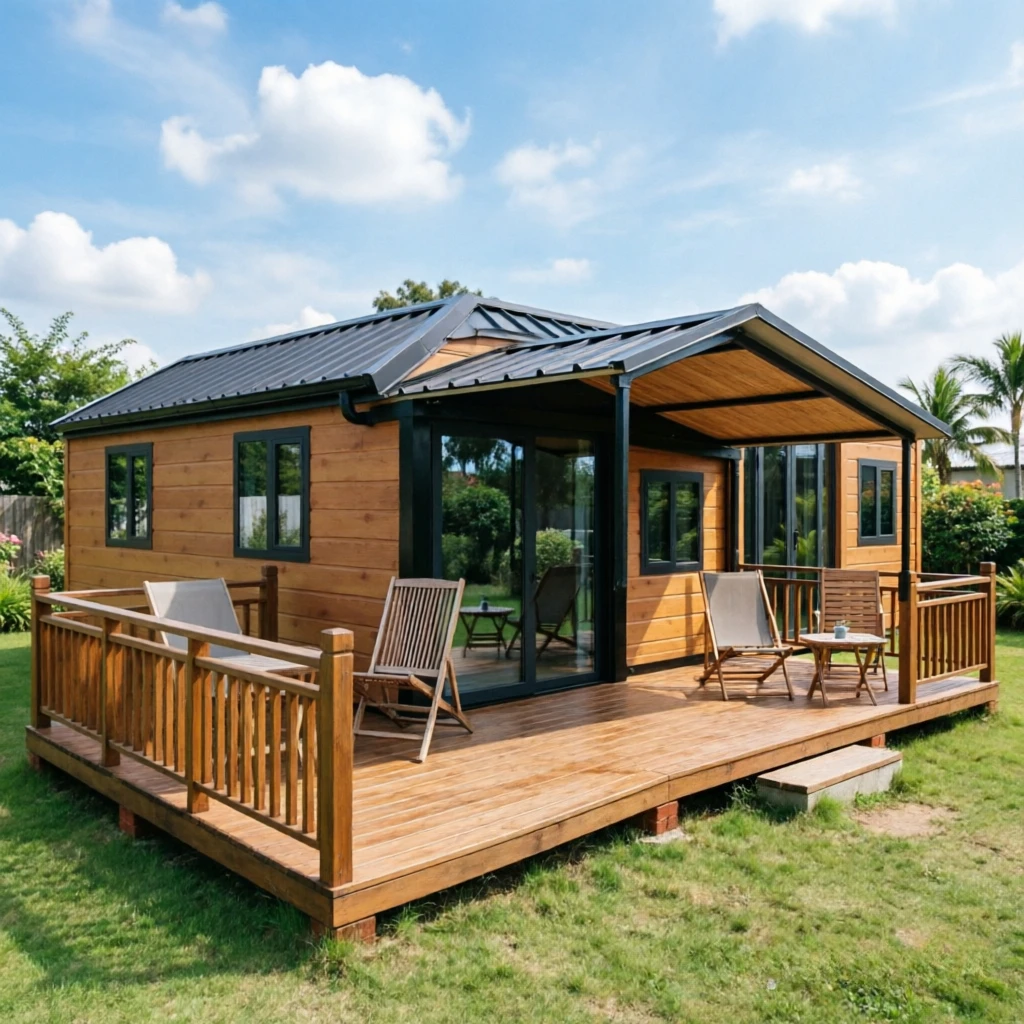 Tiny Home Backyard Granny Flat Prefabricated House Expandable Container House Emergency Disaster Relief Housing Vacation Room