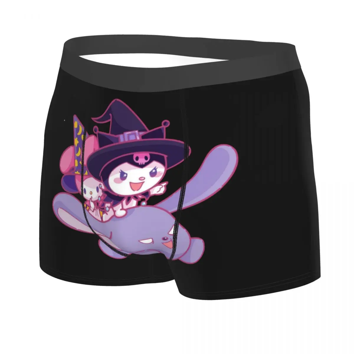 Custom Kuromi Boxers Shorts Men Melody Briefs Underwear Cool Underpants