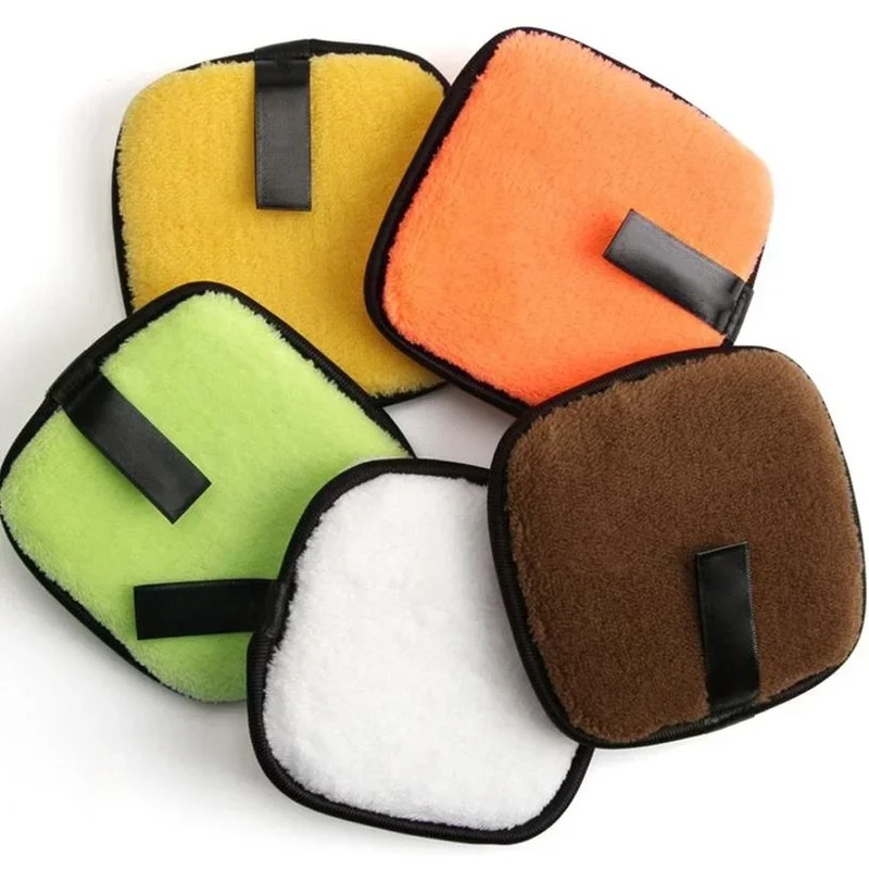 正方形のマイクロファイバー製メイク落としクリーニングパッドツール、再利用可能なメイク落としパッド、コットンワイプ