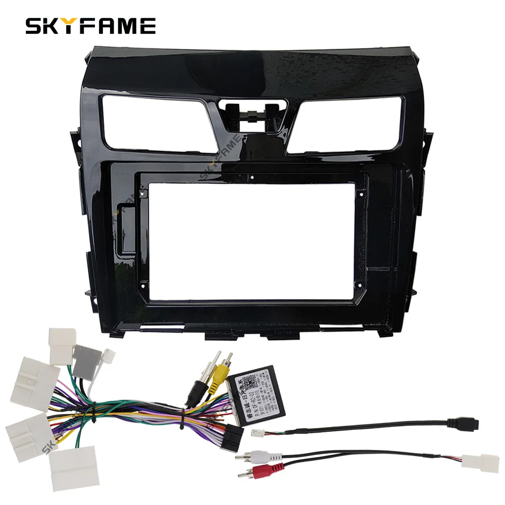SKYFAME 9/9.7/10/12.3 Inch Car Frame Fascia Adapter Canbus Box Android Radio Dash Fitting Panel Kit For Nissan Teana Altima