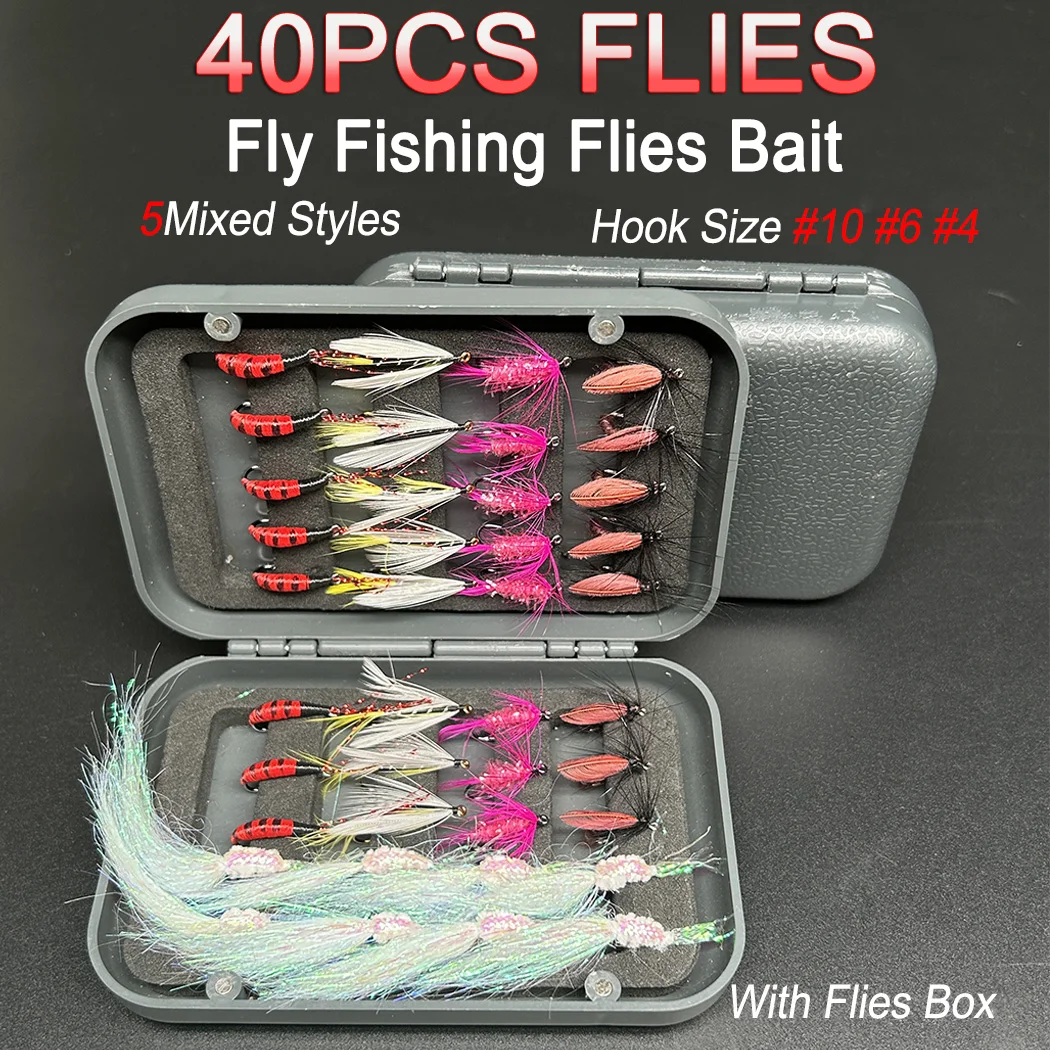 (Insgesamt: 40 Stück Köder) 5  – Fishing Hook Size Bewertung und Preis