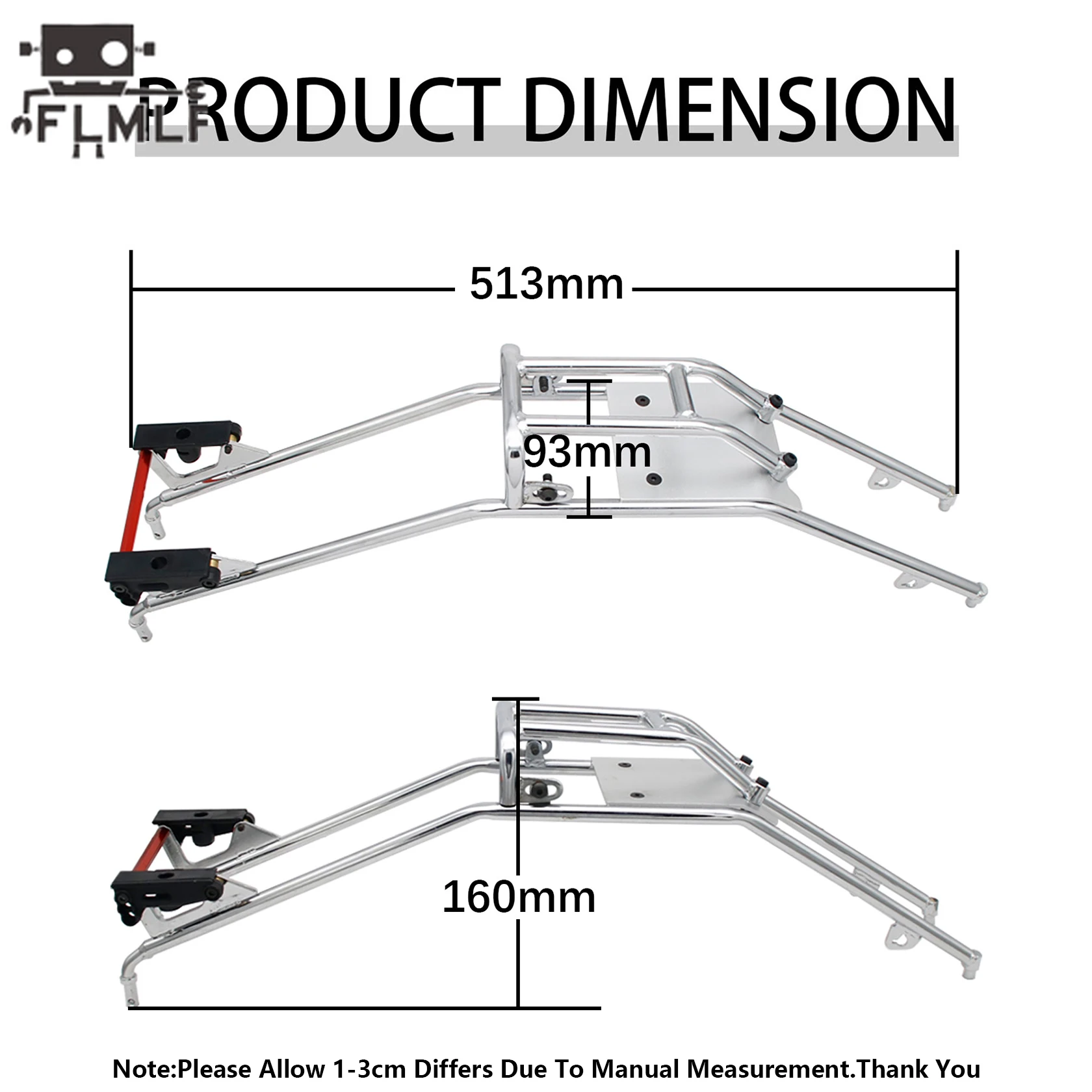 Metal or Plastic or Nylon Roll Cage Frame 1pc for 1/5 HPI ROFUN KM ROVAN BAJA 5B SS Truck Rc Car Gas Parts