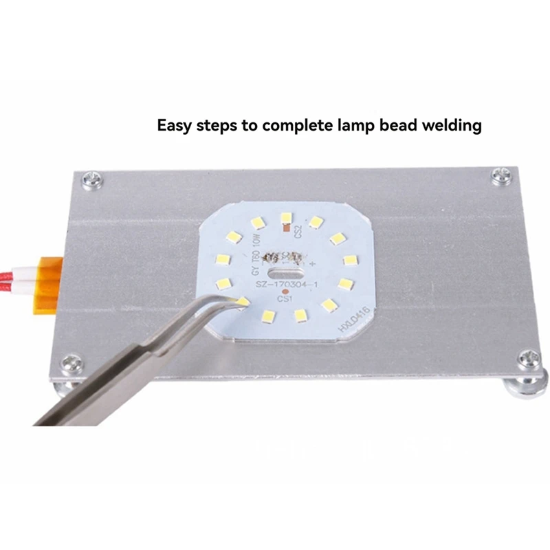 LED Lamp Remover Ptc Heating Plate 600W BGA Demolition Chip Welding Soldering Station Aluminum Soldering Station