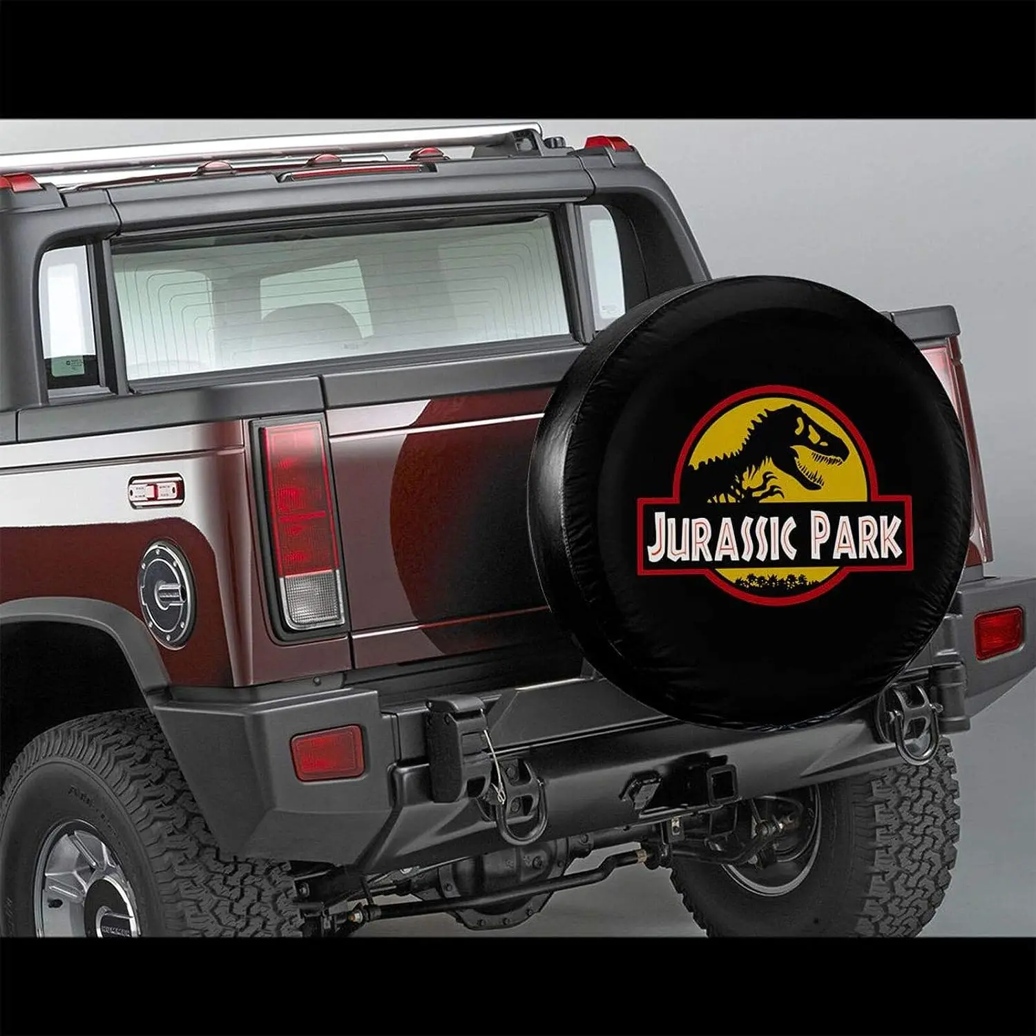 Jurassic Park Dinosaurs Pattern Spare Car Tire Cover Wheel Protectors Water Dustproof Universal Fit for SUV Truck Camper Travel