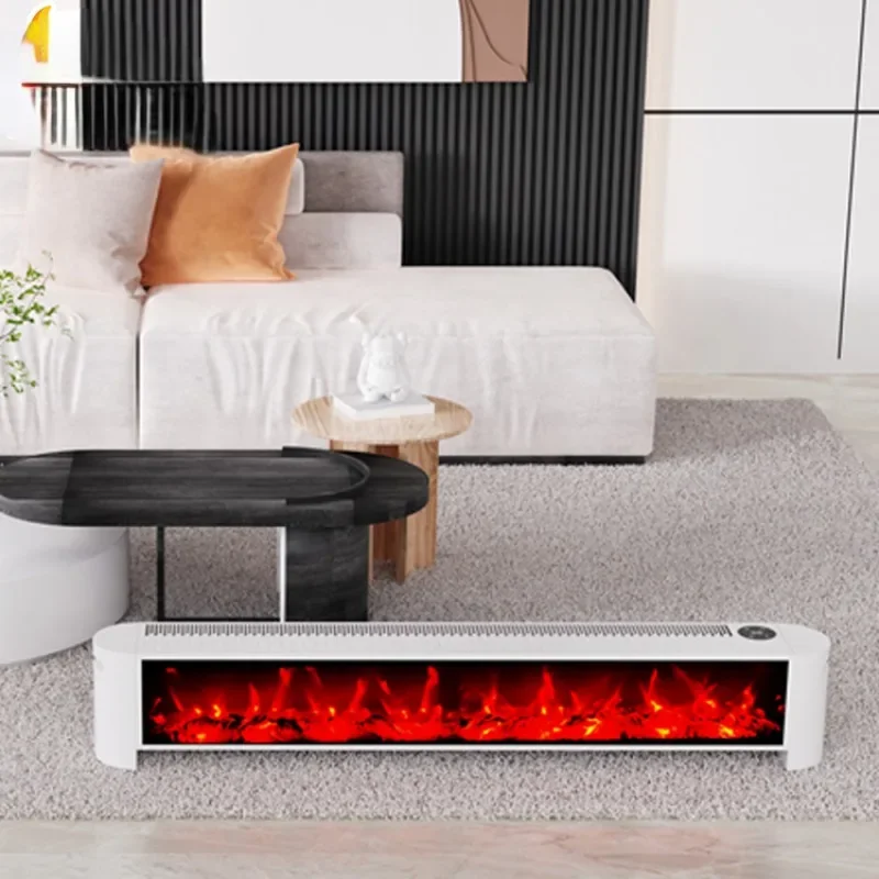 2000 Watt Smart Home Heater 7 Adjustable Color Decorative Electric Fireplace Winter Electric Foot Heater