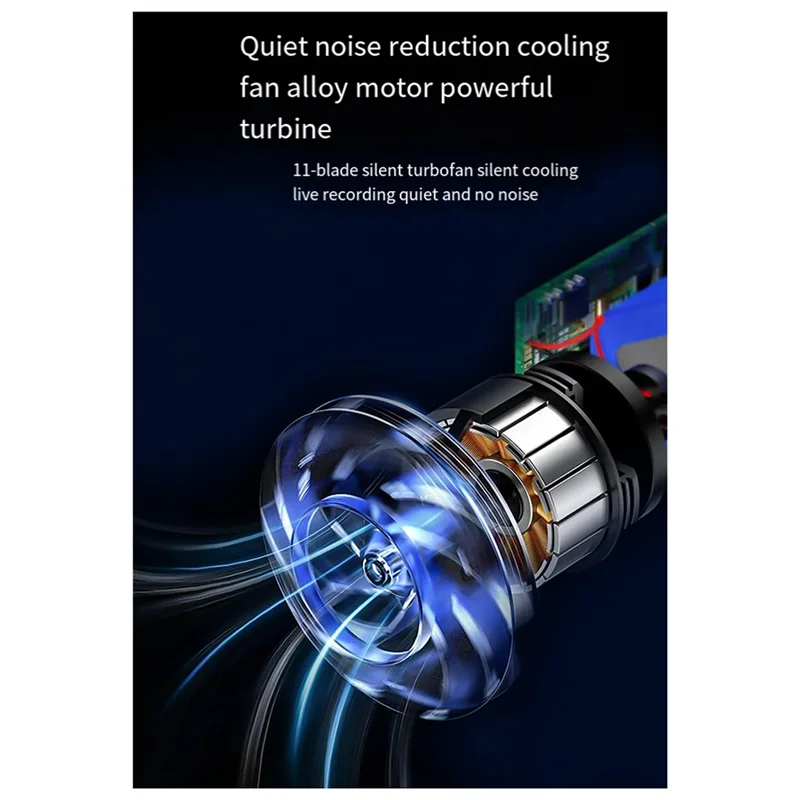 

Dependable-For Sony A7C2/A6700 Canon R6 Fuji Camera Shooting Constant Temperature Digital Display Semiconductor Cooling Fan