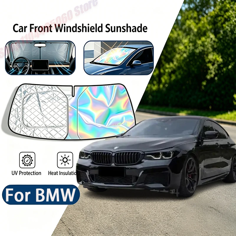 

For BMW 6 Series G32 2017-2023 2019 2020 2022 Car Sun Visor Auto Front Windshield Sunshade Heat Insulation Summer Accessories