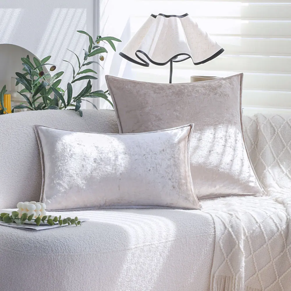 Ultra Soft Throw Pillow Cover for Couch Sofa Modern Home Decorative Cushion Covers 30x50 45x45 Living Room Funda Cojin Cozy