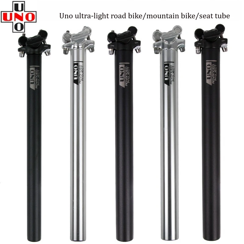 Uno مقعد دراجة آخر 27.2 30.9 31.6 مللي متر الطريق الجبلية دراجة SeatPost 350 مللي متر خفيفة مقعد دراجة جبلية أنبوب 31.6 الألومنيوم مقعد آخر #2