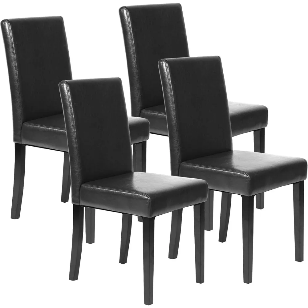 

Dining Chairs Set of 4,Dining Room Chairs Upholstered PU Leather Kitchen Chairss Parsons Chairs Dining Side Chairss