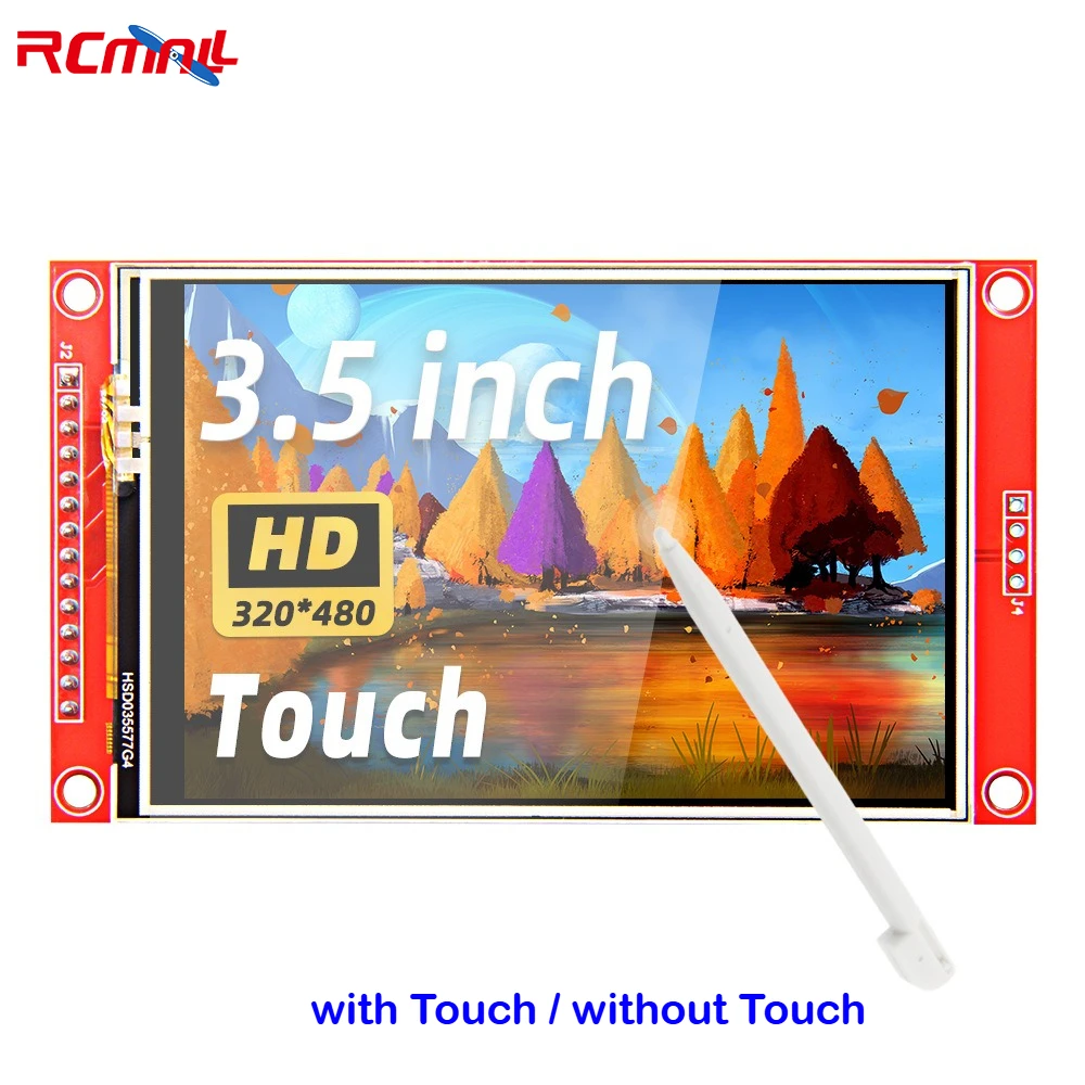 3.5inch SPI LCD Display Module ILI9488 65K Color Screen 480X320 TFT LCD for Arduino STM32 C51, with Touch / without Touch