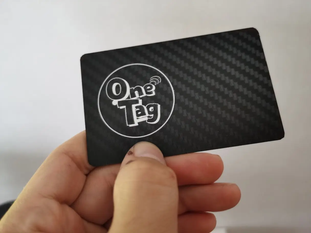 1 Stück NFC Carbon Fiber Smart NFC Karte NFC Visitenkarte Schnelle Lesung Ntag 215 Leere NFC Karte Digitale Visitenkarte Soziale Teilen – Detail 17