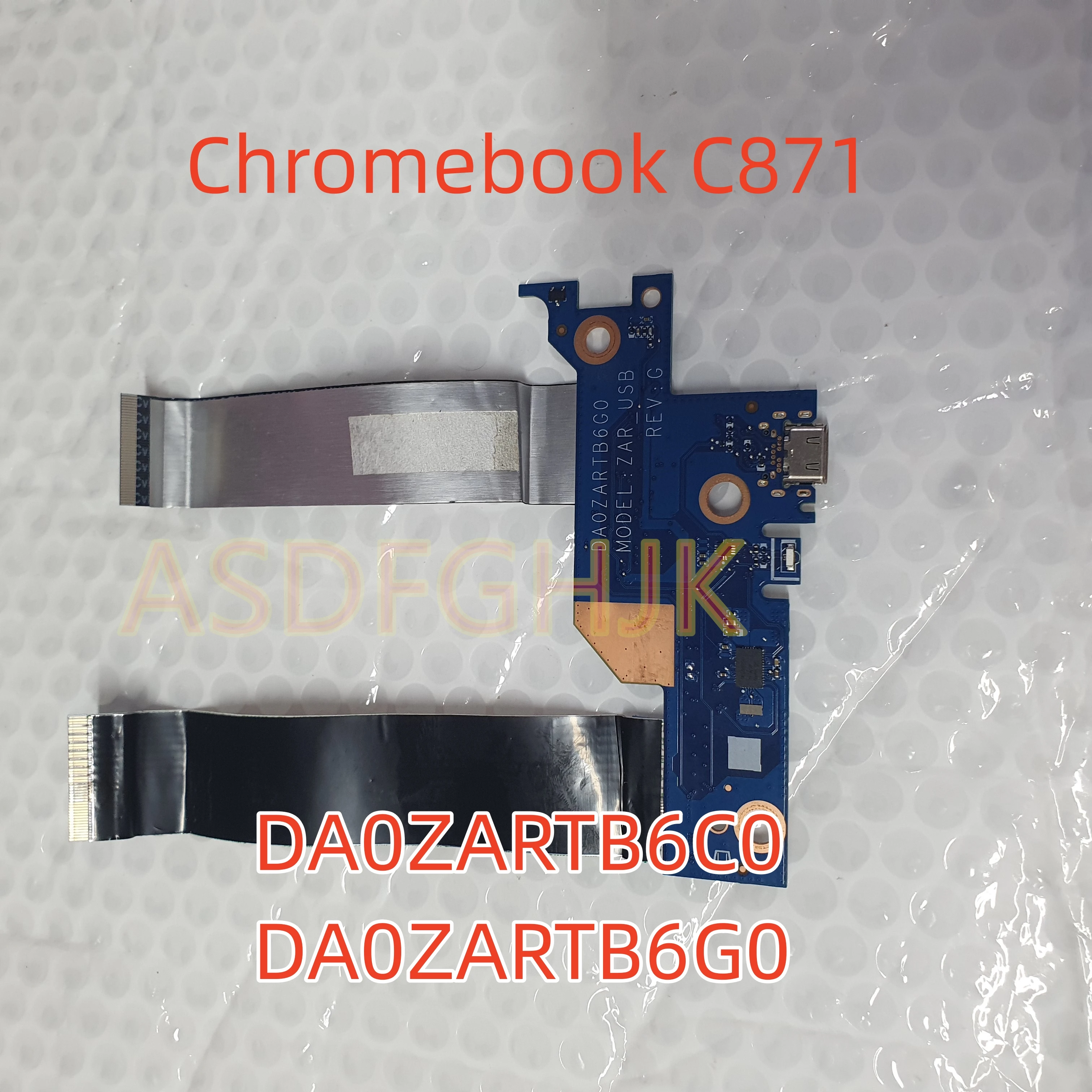 Original For Acer Chromebook C871 Quanta ZAR DA0ZARTB6C0 DA0ZARTB6G0 USB FAN Board TYPE-C Board test OK