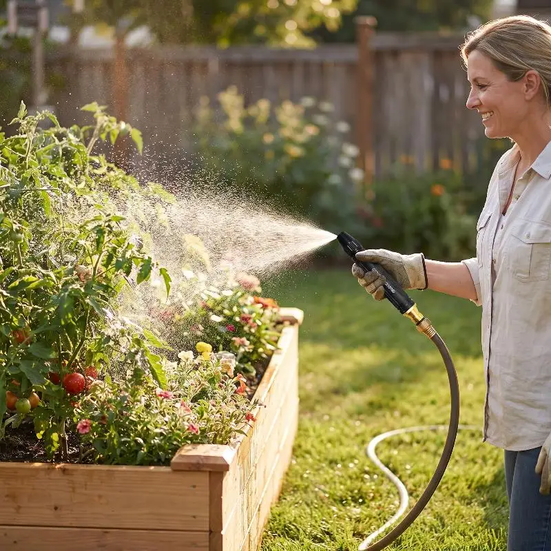 Home High-Pressure Car Wash Water Garden Hose Sprayer For Watering Plants And Vegetables And Car Washing