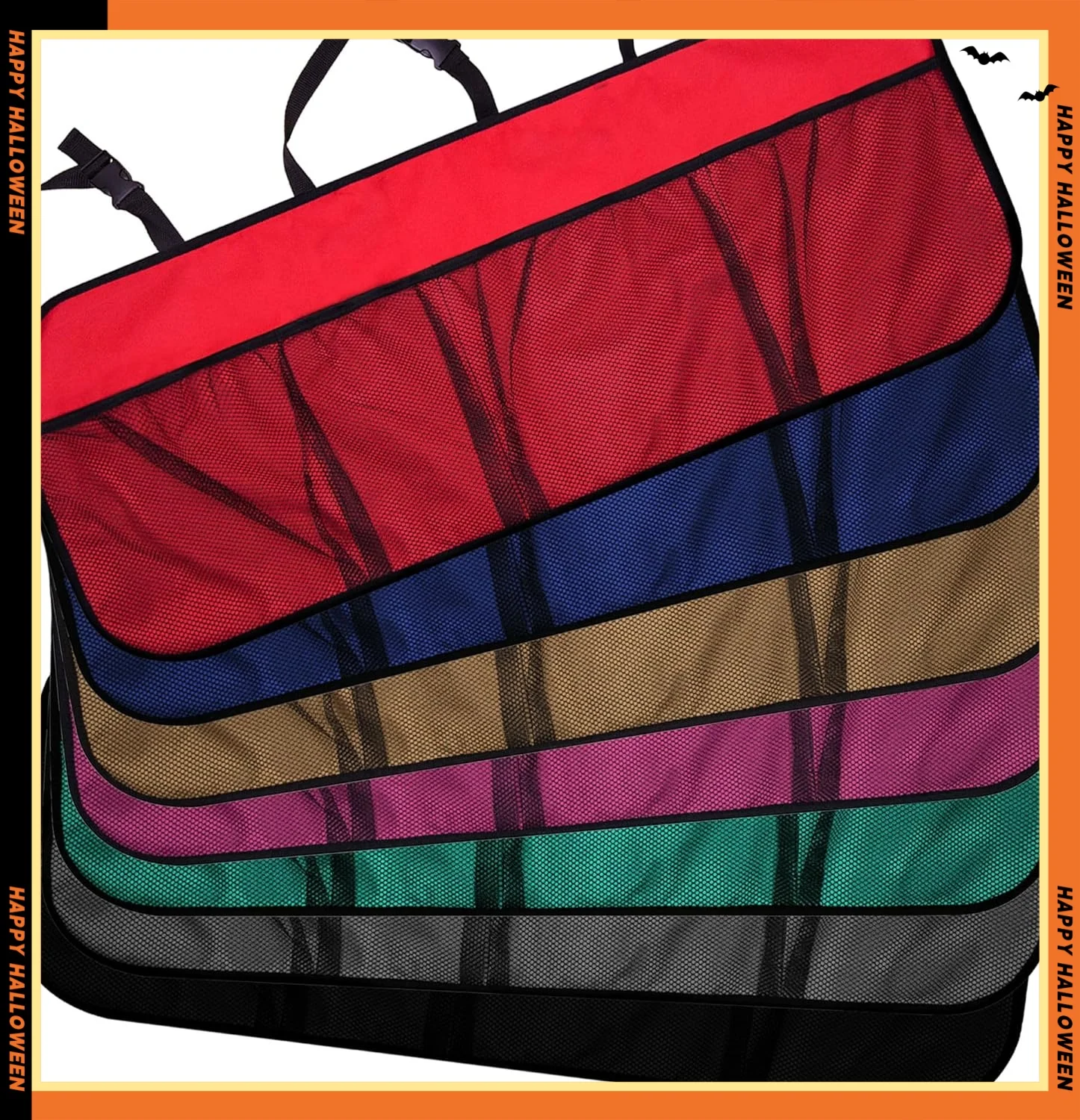 منظم صندوق السفر متعدد الجيوب، (أسود) مناسب عالميًا، مقاوم للماء بسعة كبيرة لتنظيم السيارة في المقعد الخلفي