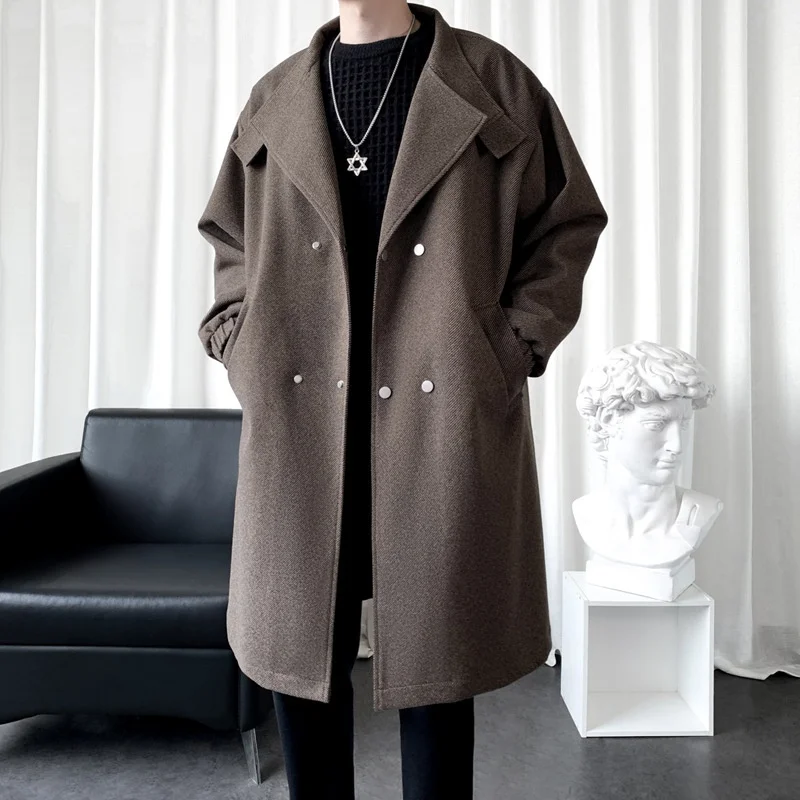 

Trench Coat English Style Mens World Windbreakers Overlong Summer Air Large Parents Festival Coats Chinese Stitch White Suitable