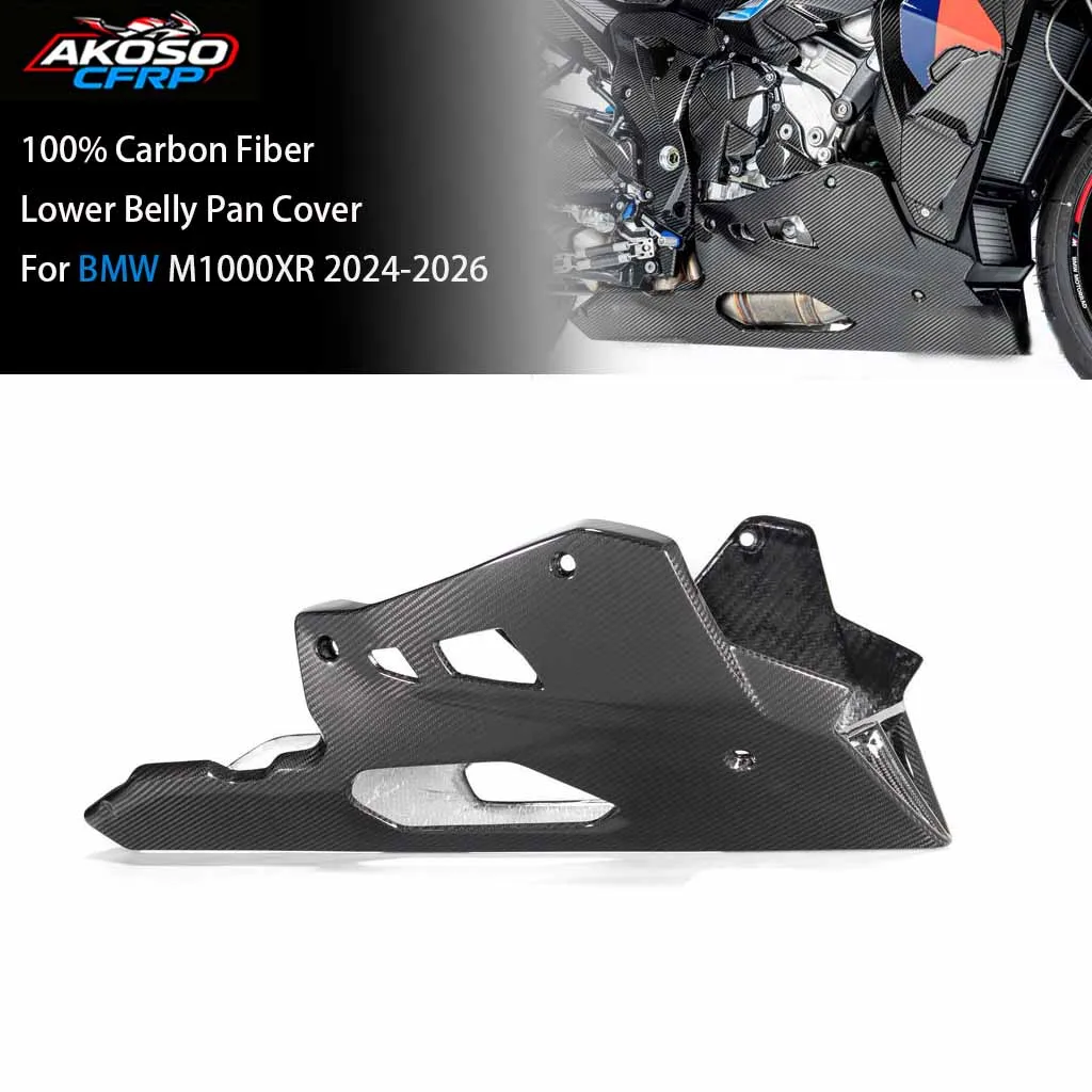 Motorcycle 100% Carbon Fiber For BMW S/M1000XR 2023-2026 Lower Fairing Belly Pan Guard Panel Cover Accessories Parts Protector