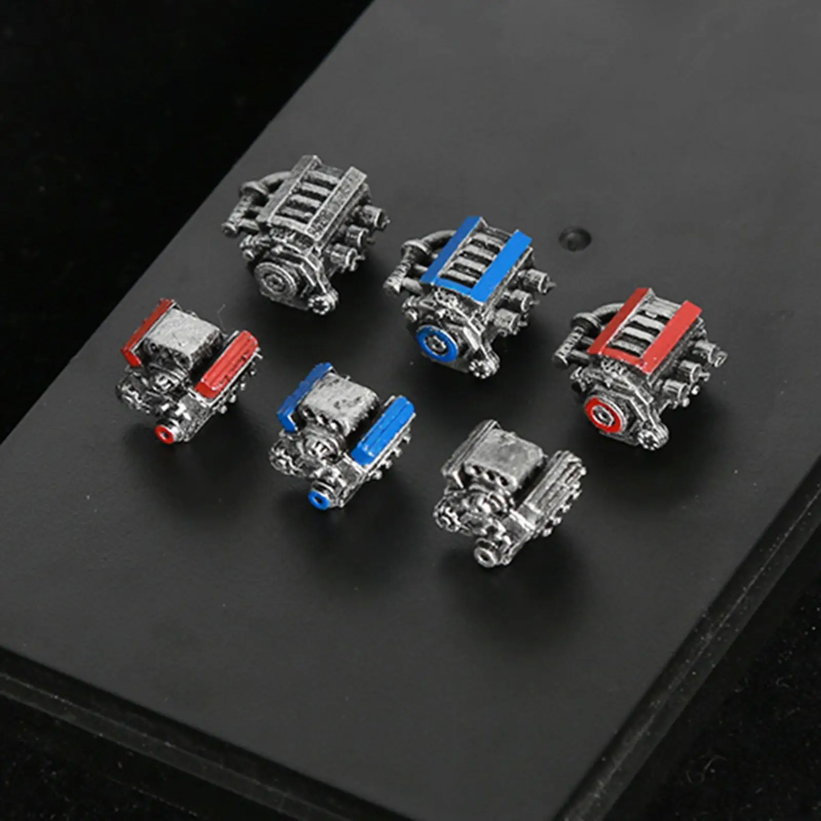 

1 64 Scale Miniature Engine Model Realistic Plastic Garage Scene Ornament Vehicle Diorama Accessory for Model Cars