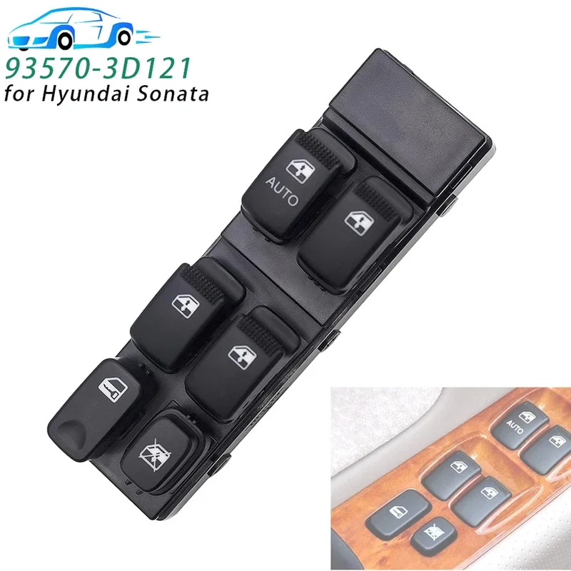 Fit For Hyundai Sonata GLX LX GLS 4-Door 2003 2004 2005 Left Power Master Window Switch Glass Control Lifter Button 93570-3D121