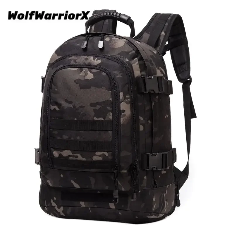 Black Tactical Backpack with Waistpack Molle Backpacks Men Travel Bags Hunting Climbing Rucksack Outdoor Bags Mochila Cazador