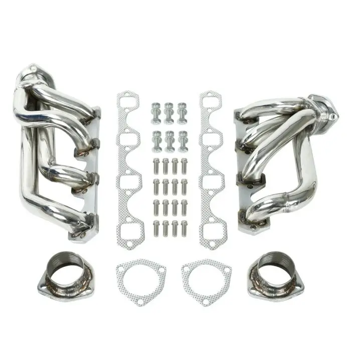 

Комплект прокладок коллектора выпускного коллектора для Ford Mustang Fairlane Falcon Maverick 260 289 302 V8 1964-1977 годов Shorty выхлопной коллектор T304