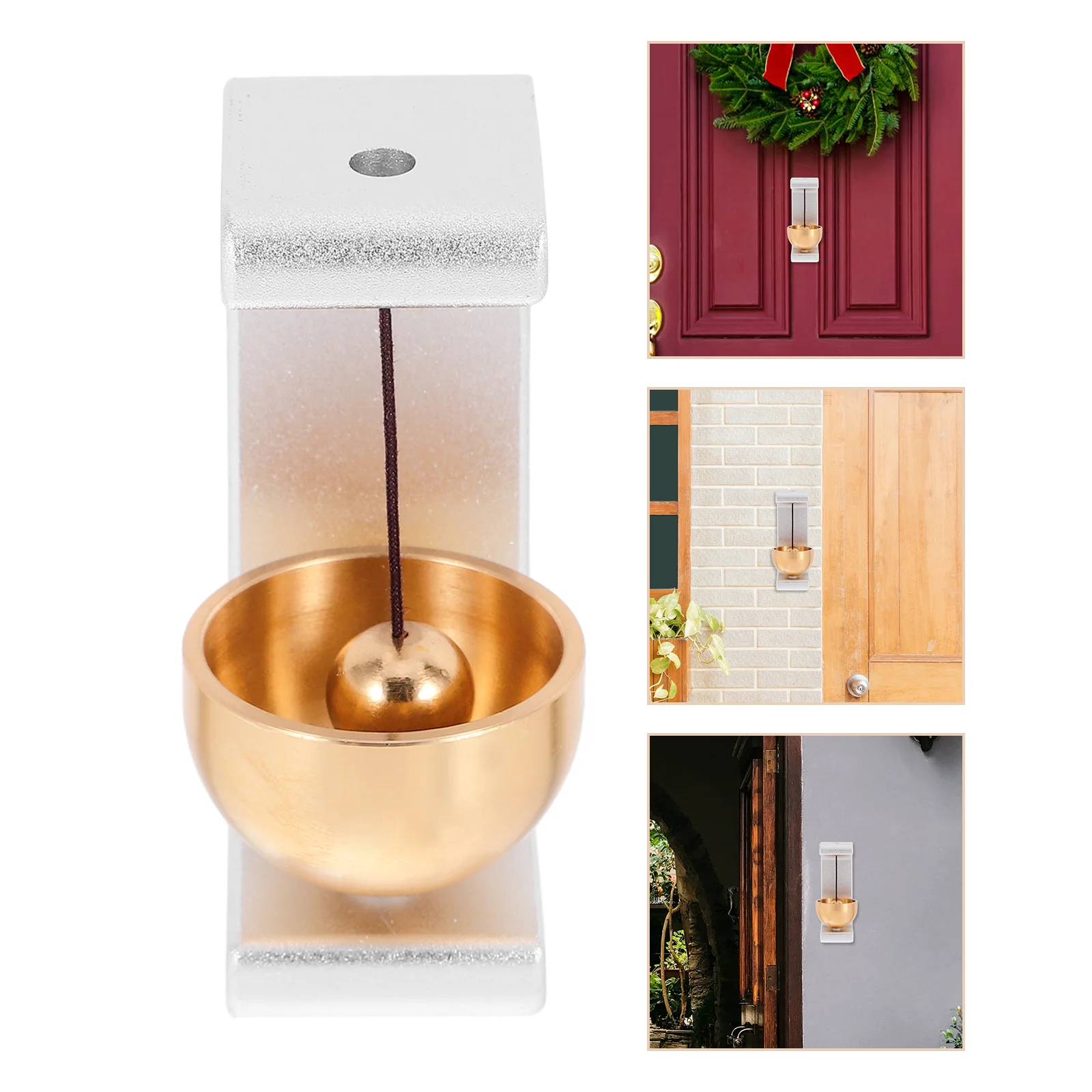 방 부저 비즈니스 출입 초인종 홈 차임 황동 사무실용 자기 초인종 벨