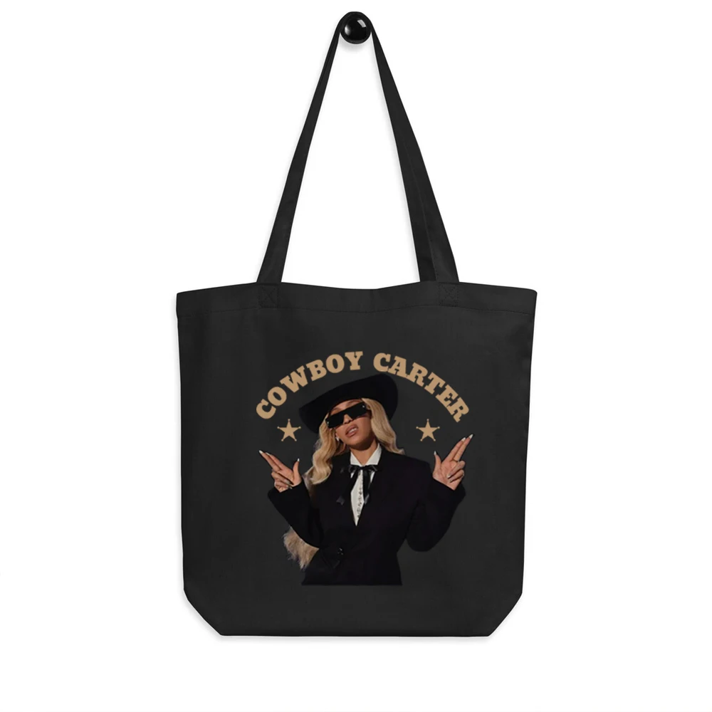 Beyonce Cowboy Carter Canvas Bag Country Song Tote Bag new album Renaissance peripheral storage bag