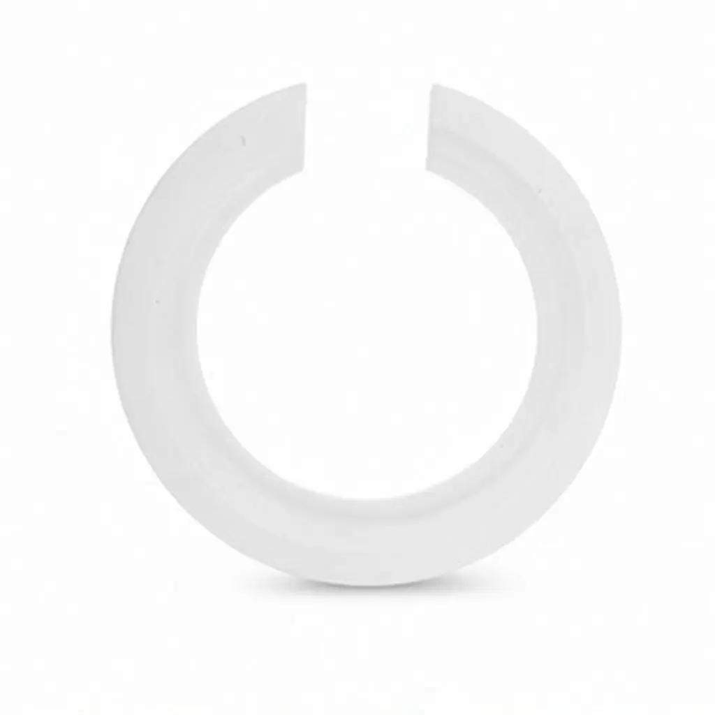 6Pcs Plastic Lamp Shade Converter Ring E27 to E14 Lampshade Adapter Reducer Washer for Home Office Shop Lighting Fixture