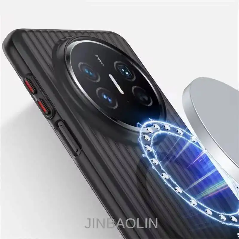 Para Huawei Honor Magic 8 Pro X9D funda para Magsafe funda mate acrílica magnética para Honor X9d funda de teléfono transparente a prueba de golpes