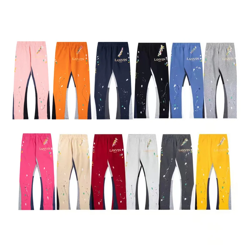 

Casual Loose Straight Leg Pants fiti Hip Hop Loose Flared Casual Straight Leg Trousers Youth Faion Cotton Long Pants